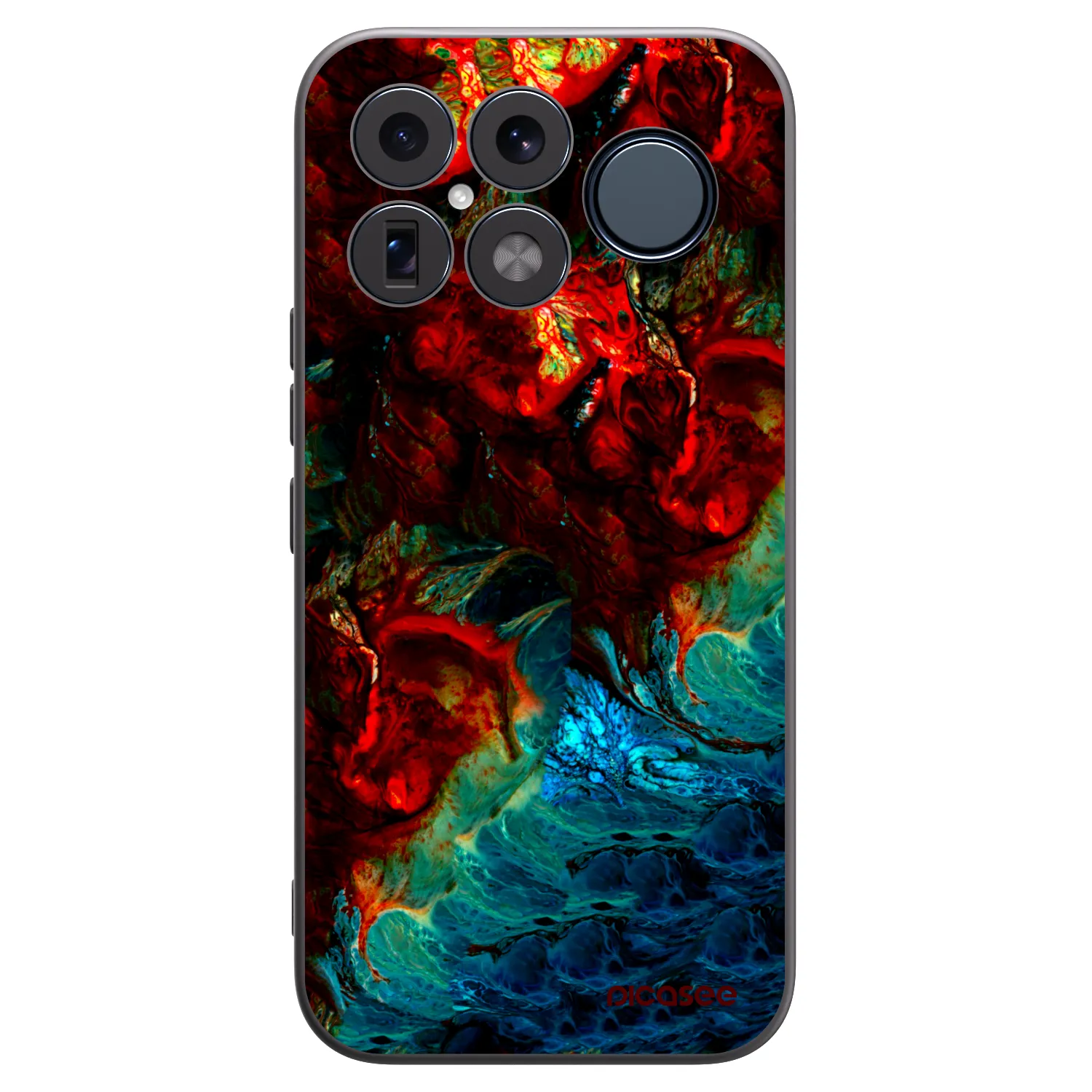 Picasee silikonowe czarne etui na Xiaomi Poco F8 Ultra - Universe