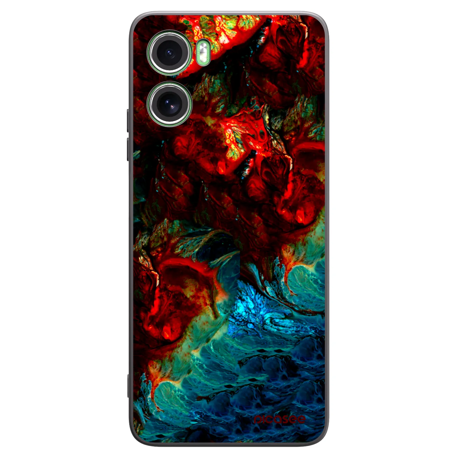 Picasee silikonowe czarne etui na Motorola Moto G06 - Universe