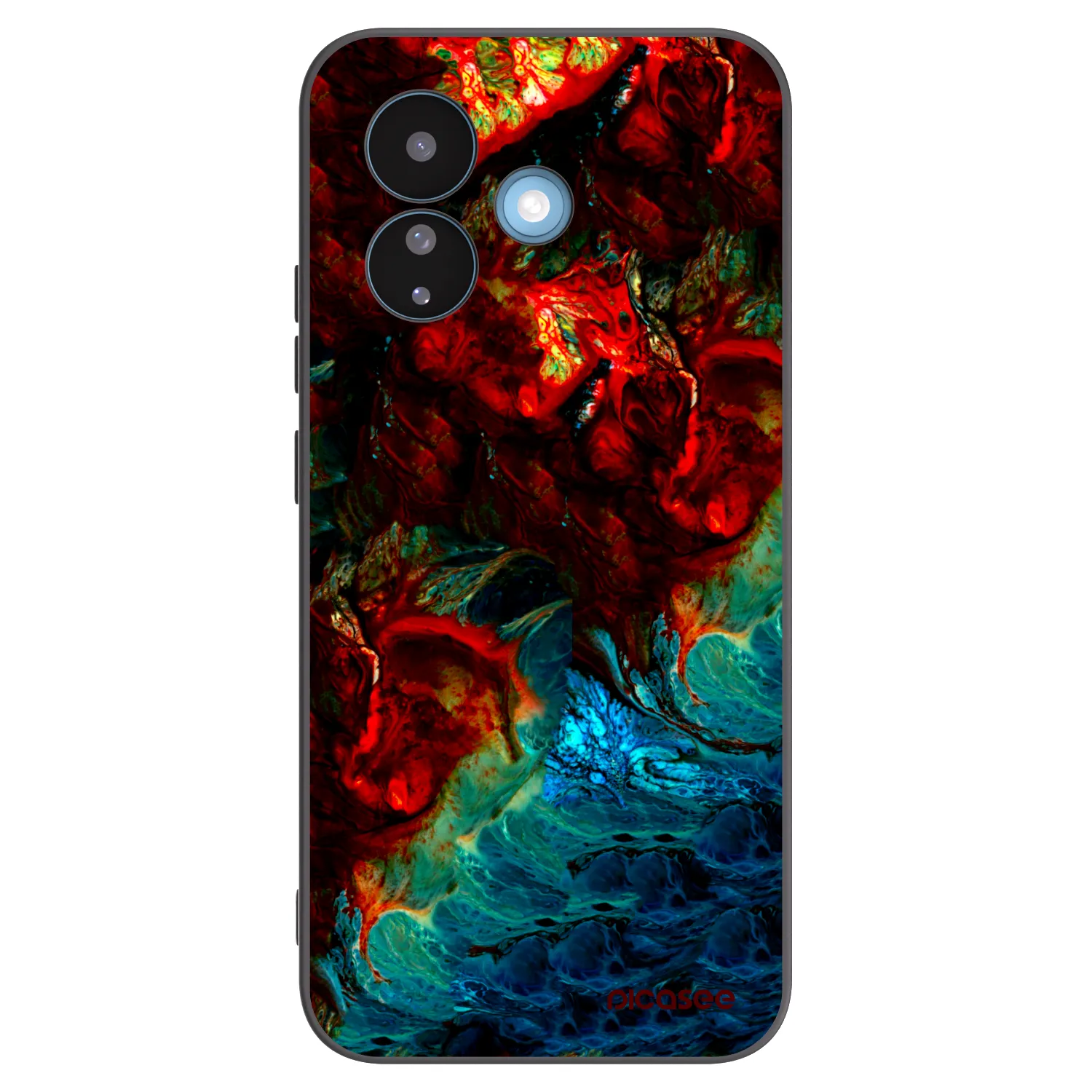 Picasee silikonowe czarne etui na Xiaomi Redmi Note 17 Pro 5G - Universe