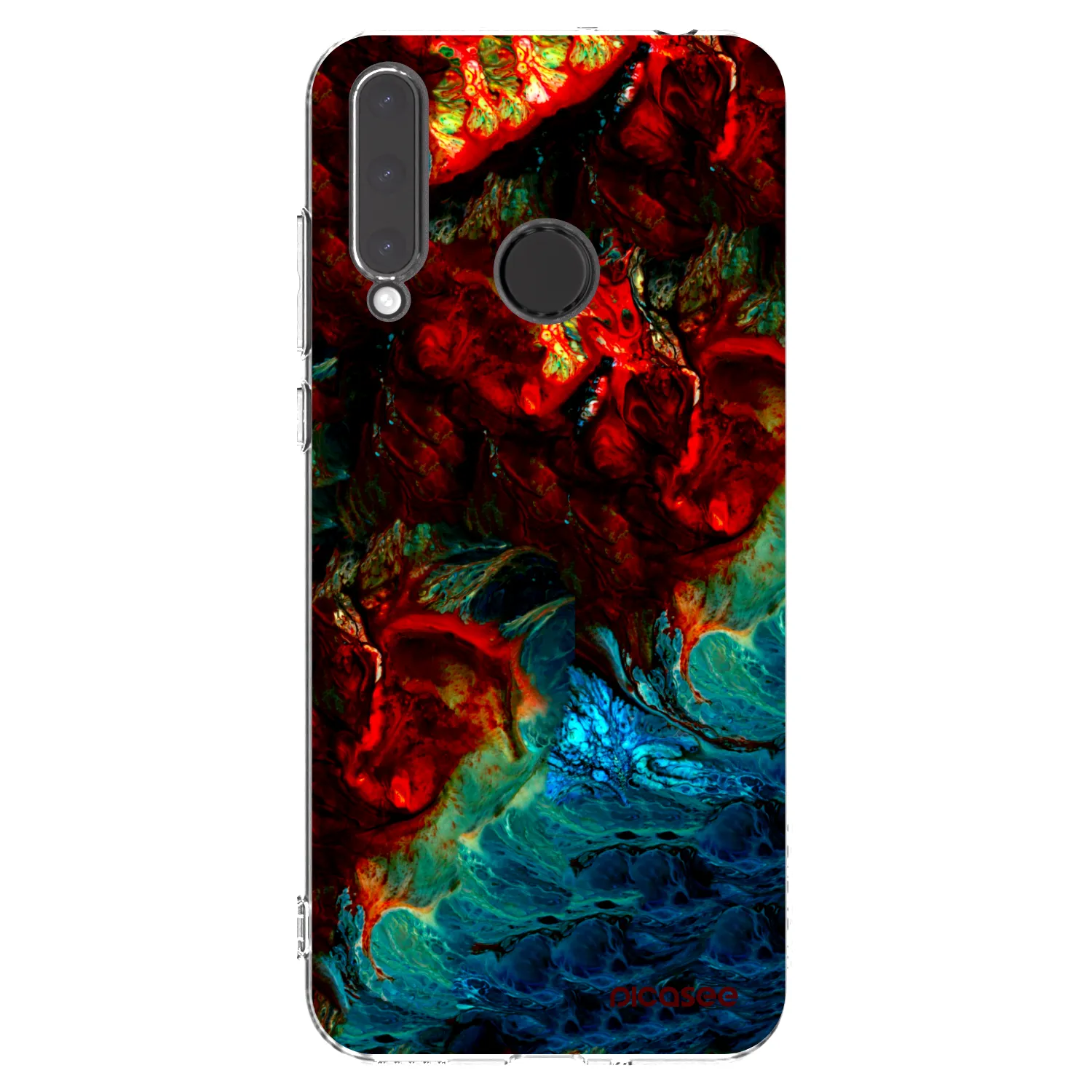 Picasee silikonowe przeźroczyste etui na Honor 20 Lite - Universe