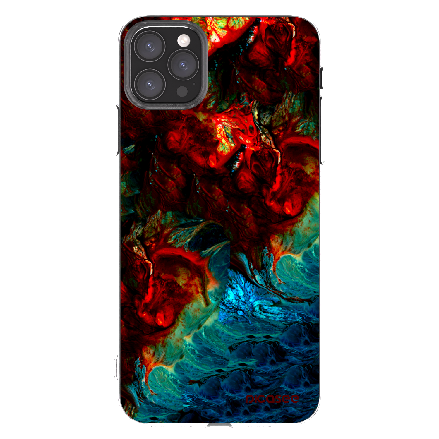 Picasee silikonowe przeźroczyste etui na Apple iPhone 11 Pro Max - Universe