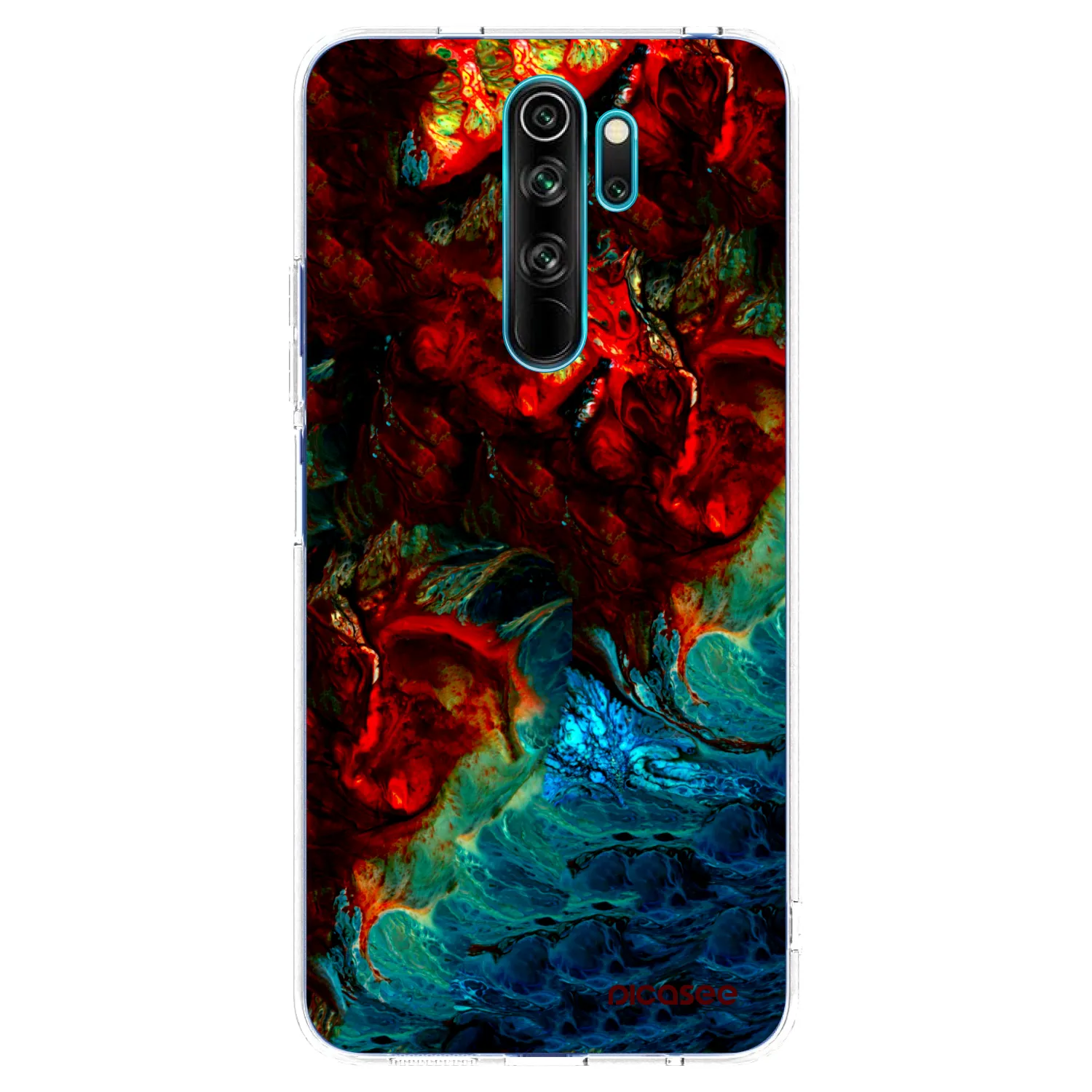 Picasee silikonowe przeźroczyste etui na Xiaomi Redmi Note 8 Pro - Universe