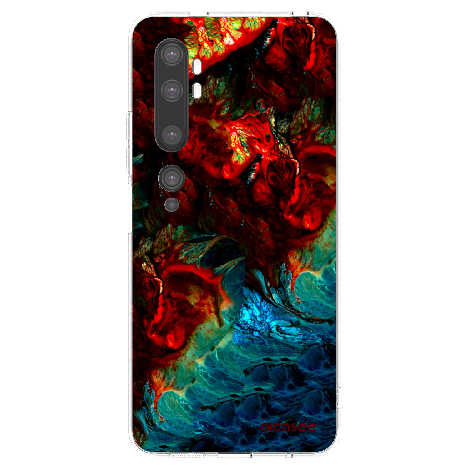Picasee silikonowe przeźroczyste etui na Xiaomi Mi Note 10 (Pro) - Universe