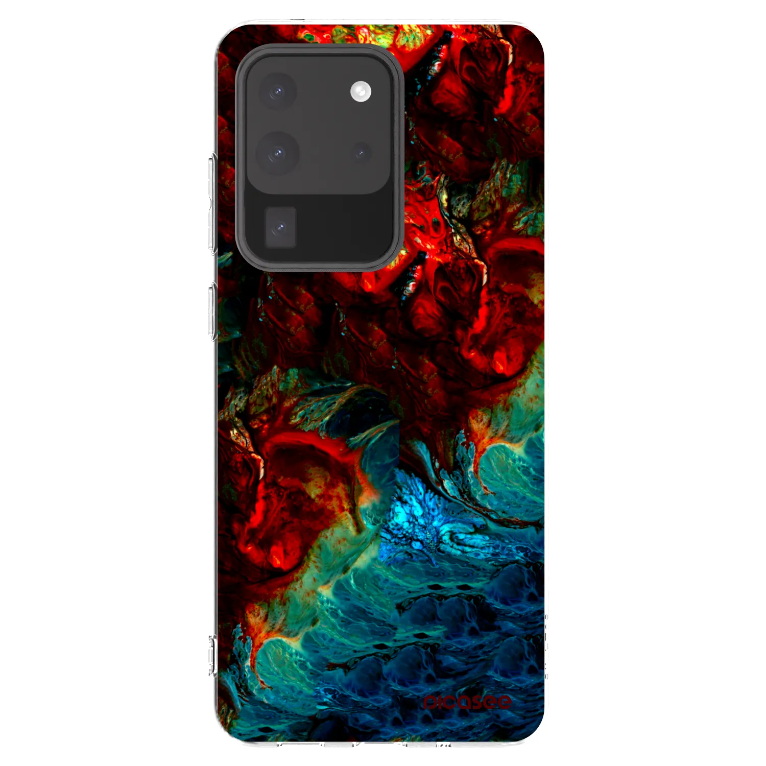 Picasee silikonowe przeźroczyste etui na Samsung Galaxy S20 Ultra 5G G988F - Universe