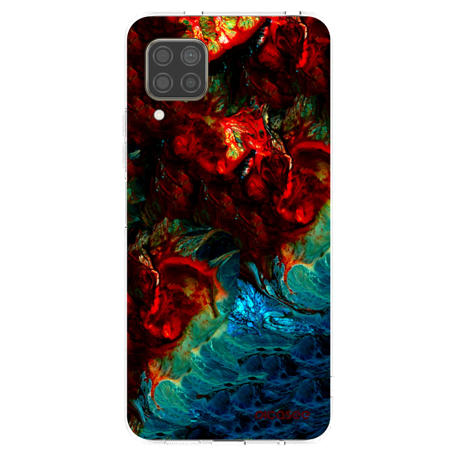 Picasee silikonowe przeźroczyste etui na Huawei P40 Lite - Universe