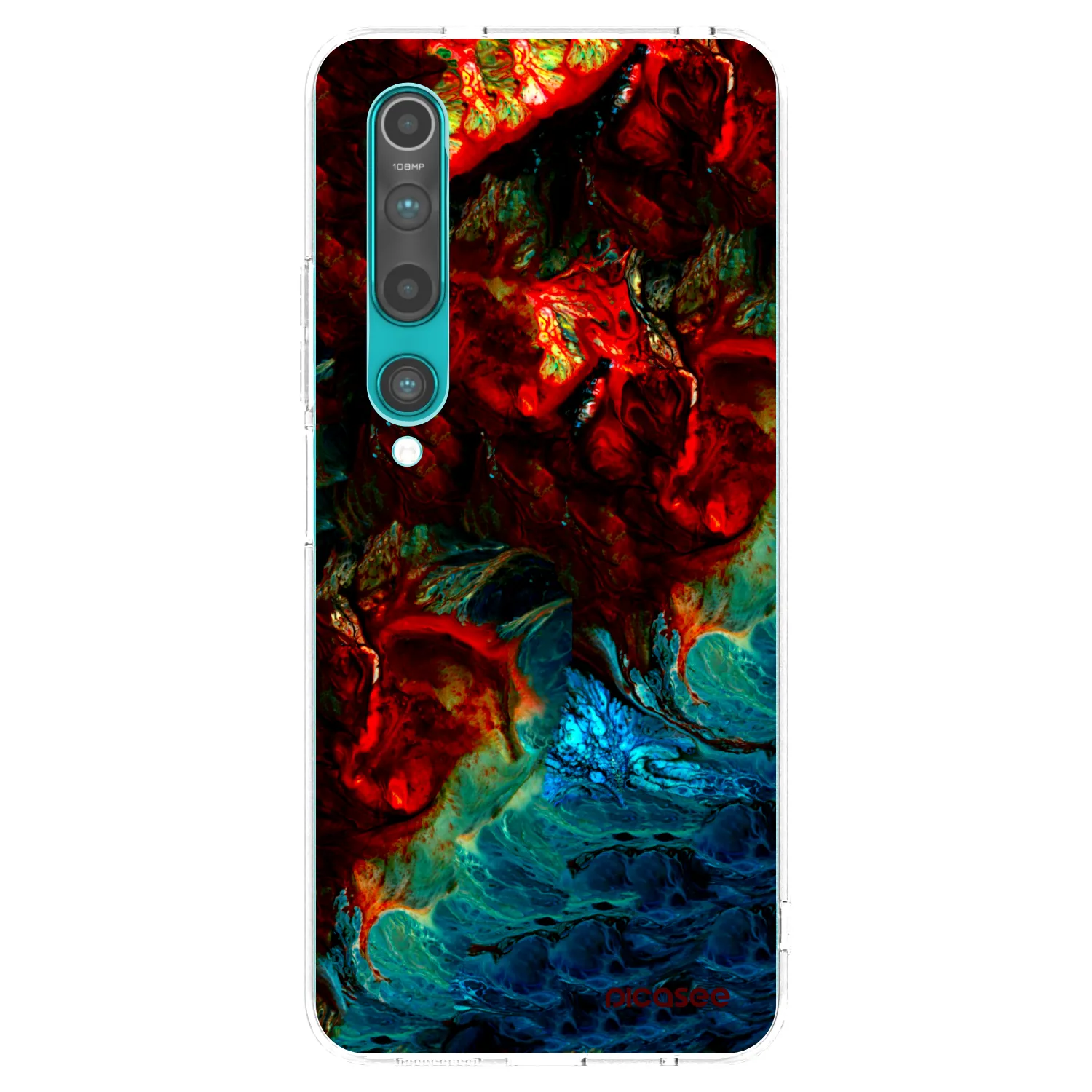 Picasee silikonowe przeźroczyste etui na Xiaomi Mi 10 - Universe