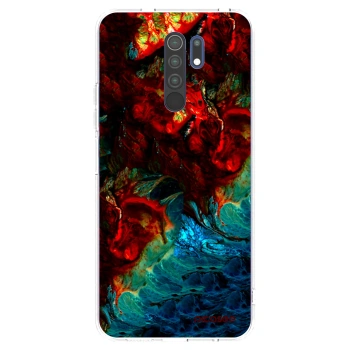 Picasee silikonowe przeźroczyste etui na Xiaomi Redmi 9 - Universe