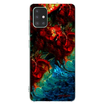 Picasee silikonowe przeźroczyste etui na Samsung Galaxy M51 M515F - Universe