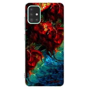 Picasee silikonowe przeźroczyste etui na Samsung Galaxy M31s - Universe