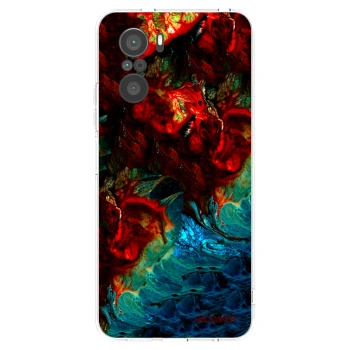 Picasee silikonowe przeźroczyste etui na Xiaomi Poco F3 - Universe