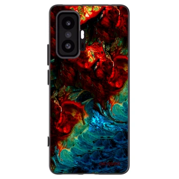 Picasee silikonowe czarne etui na Xiaomi 11T Pro - Universe