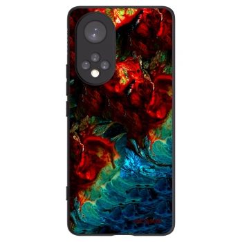 Picasee silikonowe czarne etui na Honor 50 5G - Universe