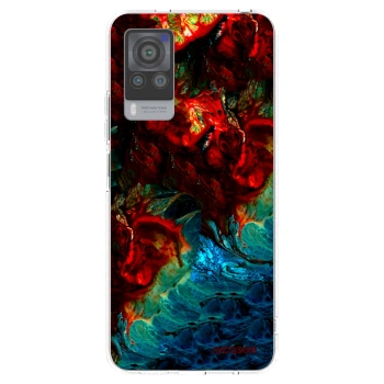 Picasee silikonowe przeźroczyste etui na Vivo X60 Pro 5G - Universe