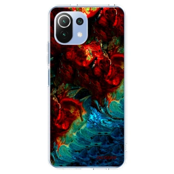 Picasee silikonowe przeźroczyste etui na Xiaomi 11 Lite 5G NE - Universe
