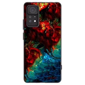 Picasee silikonowe czarne etui na Xiaomi Redmi Note 11 Pro 5G - Universe