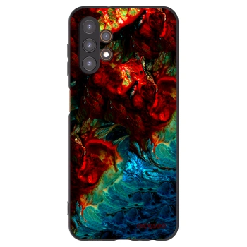 Picasee silikonowe czarne etui na Samsung Galaxy A13 4G A135 - Universe