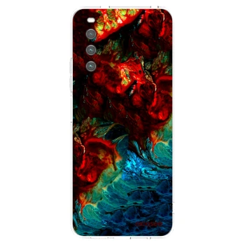 Picasee silikonowe przeźroczyste etui na Sony Xperia 10 IV 5G - Universe