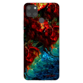 Picasee silikonowe przeźroczyste etui na Realme C21Y - Universe
