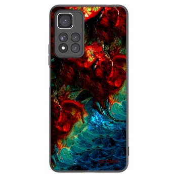 Picasee silikonowe czarne etui na Xiaomi Redmi Note 11 Pro+ 5G - Universe