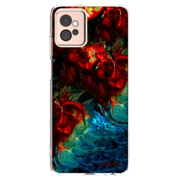 Picasee silikonowe przeźroczyste etui na Motorola Moto G32 - Universe