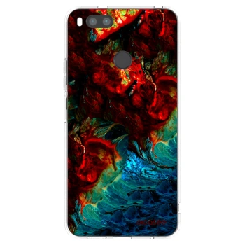 Picasee silikonowe przeźroczyste etui na Xiaomi Redmi A1 - Universe