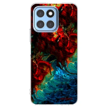 Picasee silikonowe przeźroczyste etui na Honor X6 - Universe