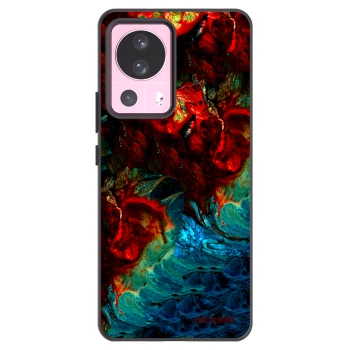 Picasee silikonowe czarne etui na Xiaomi 13 Lite - Universe
