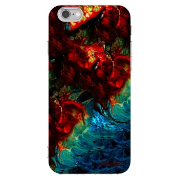 Picasee silikonowe przeźroczyste etui na Apple iPhone 6/6S - Universe