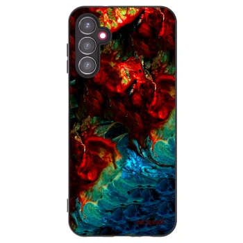 Picasee silikonowe czarne etui na Samsung Galaxy A14 5G A146P - Universe