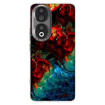 Picasee silikonowe przeźroczyste etui na Honor 90 5G - Universe