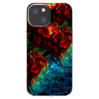 Picasee silikonowe przeźroczyste etui na Apple iPhone 15 - Universe