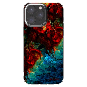 Picasee silikonowe przeźroczyste etui na Apple iPhone 15 Pro Max - Universe