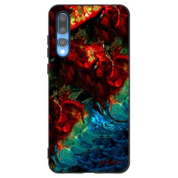 Picasee silikonowe czarne etui na Huawei P20 Pro - Universe