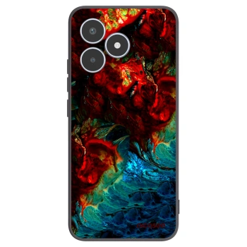 Picasee silikonowe czarne etui na Realme C53 - Universe