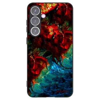 Picasee silikonowe czarne etui na Samsung Galaxy S24+ S926B 5G - Universe