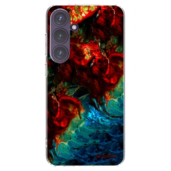 Picasee silikonowe przeźroczyste etui na Samsung Galaxy S24+ S926B 5G - Universe