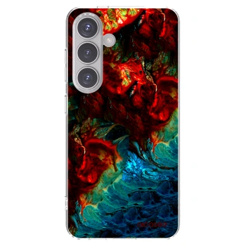 Picasee silikonowe przeźroczyste etui na Samsung Galaxy S24 S921B 5G - Universe
