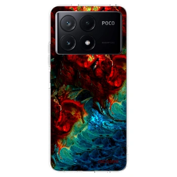 Picasee silikonowe przeźroczyste etui na Xiaomi Poco X6 Pro - Universe