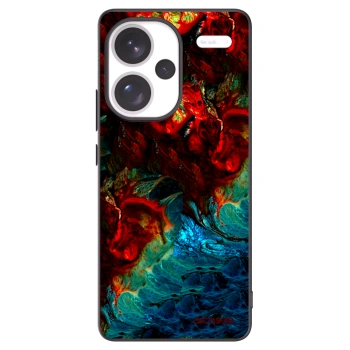 Picasee silikonowe czarne etui na Xiaomi Redmi Note 13 Pro+ 5G - Universe