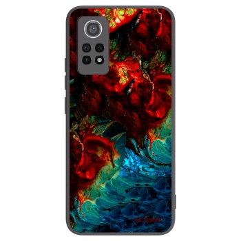Picasee silikonowe czarne etui na Xiaomi Redmi Note 12 Pro 4G - Universe