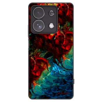 Picasee silikonowe czarne etui na Xiaomi Redmi Note 13 Pro 4G - Universe