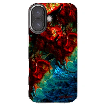 Picasee silikonowe przeźroczyste etui na Apple iPhone 16 - Universe