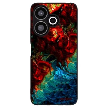 Picasee silikonowe czarne etui na Xiaomi Redmi 13 4G - Universe
