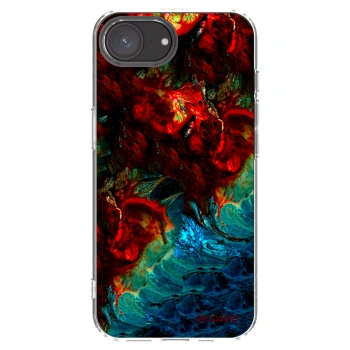 Picasee silikonowe przeźroczyste etui na Apple iPhone 16e - Universe