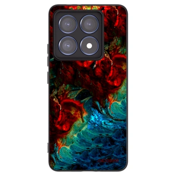 Picasee silikonowe czarne etui na Xiaomi 14T Pro - Universe