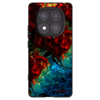 Picasee silikonowe czarne etui na Xiaomi Redmi Note 14 Pro 5G - Universe