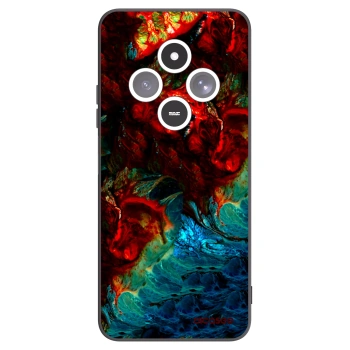 Picasee silikonowe czarne etui na Xiaomi Redmi 14C - Universe