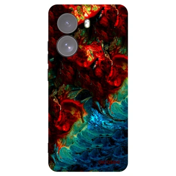 Picasee silikonowe czarne etui na Xiaomi Poco X7 - Universe