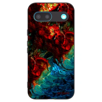 Picasee silikonowe czarne etui na Google Pixel 8 - Universe