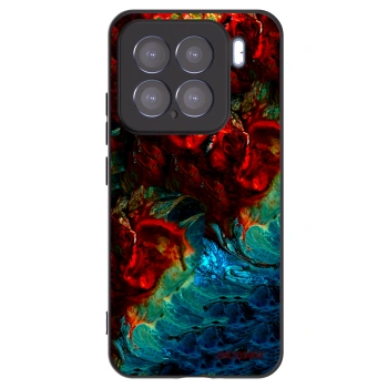 Picasee silikonowe czarne etui na Xiaomi 15 - Universe
